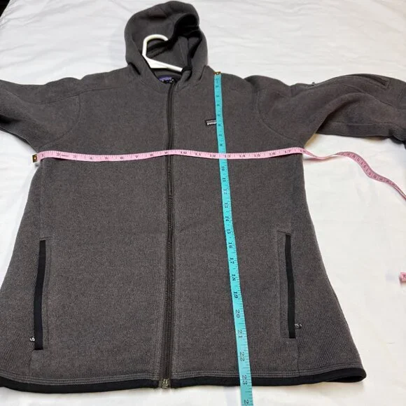 Patagonia Women’s Better Sweater Full Zip Hoody Medium Gray EUC